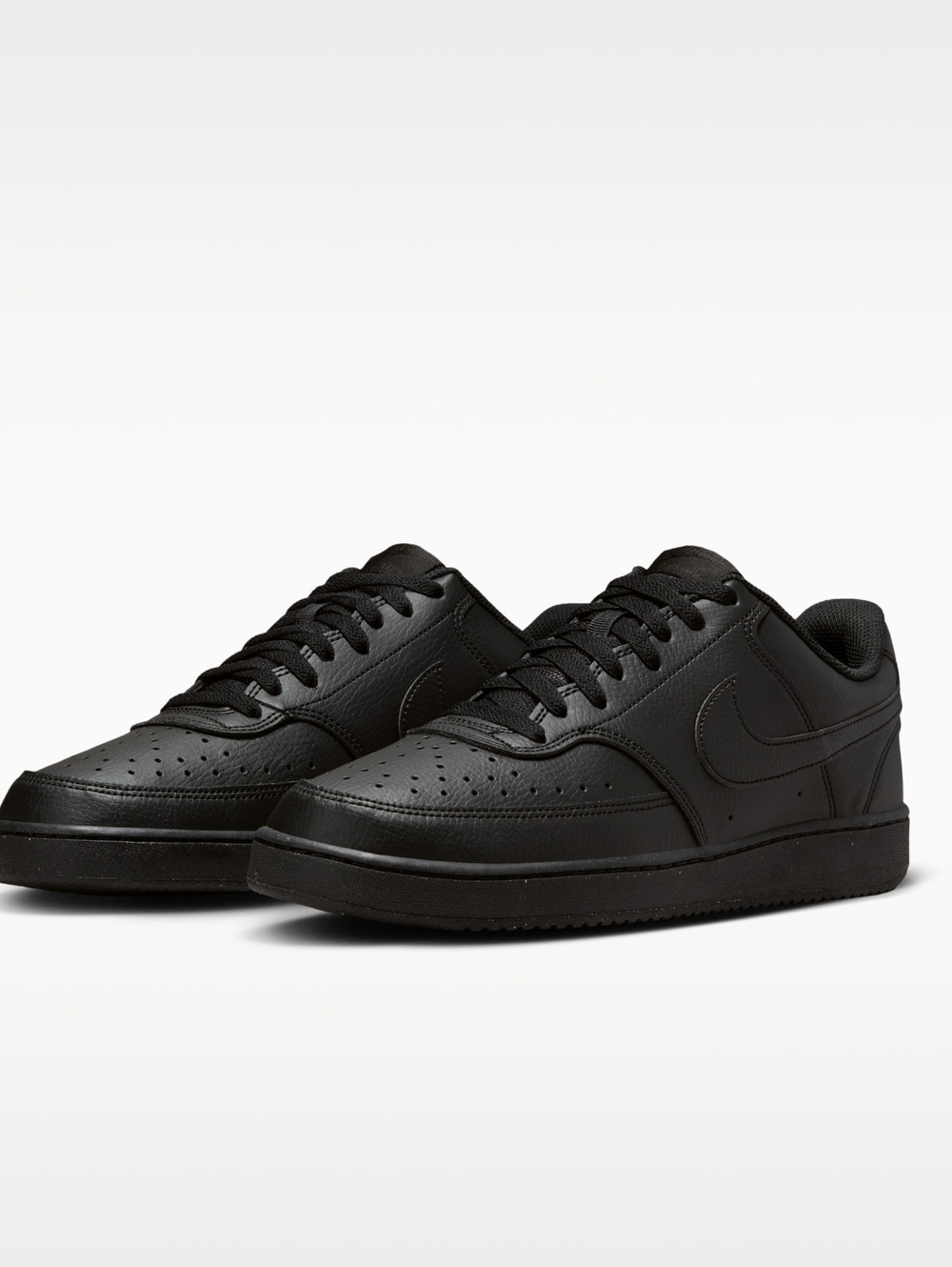 Nike Men black Nike Court Vision Low sneakers.
